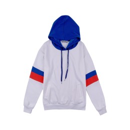Order three-color stitching sweater fashion design hooded fleece 350G cotton sweater sweater store SKZ008 Order three-color stitching sweater fashion design hooded fleece 350G cotton sweater sweater store SKZ008